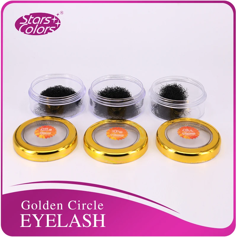 Шелковые искусственные ресницы для наращивания C образные завитки натуральные