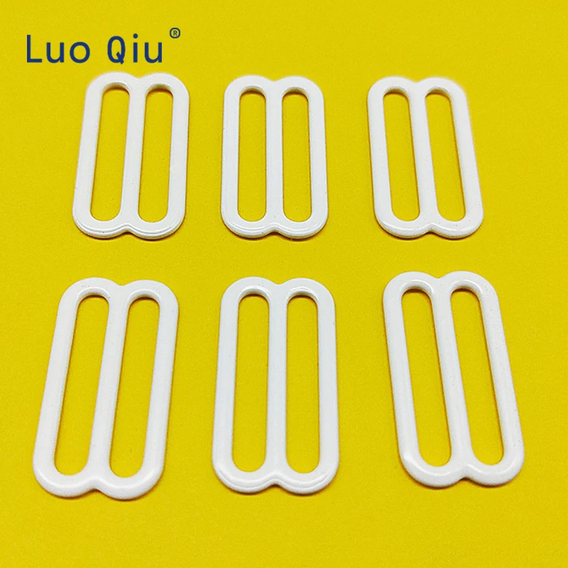 Белый бюстгальтер Luo Qiu (18 шт./лот) 25 мм с регулируемыми застежками 8 бюстгальтеров