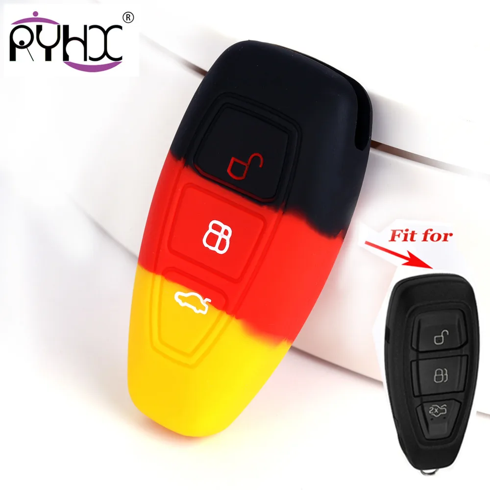 Colorized American flag RYHX manufacturers auto car silicone key case cover with cheap price For Mondeo | Автомобили и мотоциклы