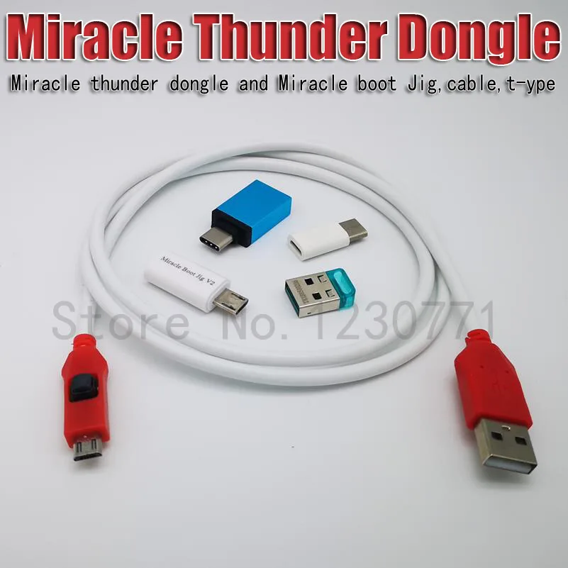 Новейший Miracle Thunder Dongle и boot джиг кабель Type C|Детали устройств связи| |