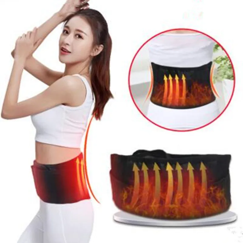 

Поясная пластина, теплый ремень для талии с межпозвоночным диском, самонагревающийся, для поддержки поясницы, при выступающей боли в талии для мужчин и женщин