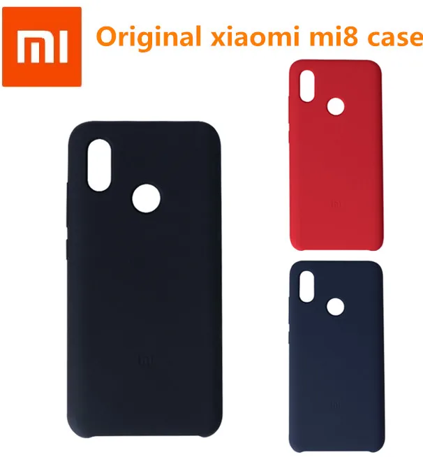 Оригинальный xiaomi MI8 задняя крышка Жесткий силиконовый чехол для mi8 6 21 дюймов