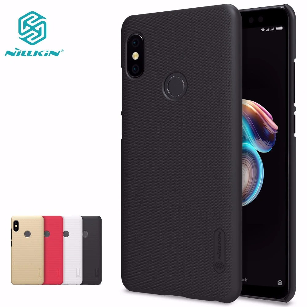 Чехол для Xiaomi redmi note 5 AI Глобальный Версия NILLKIN Super Frosted Shield Жесткий чехол 5/note