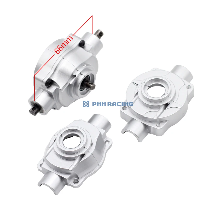 CNC алюминиевый сплав DIY сквозной дифференциальный чехол для 1/10 T/E MAXX|Детали и