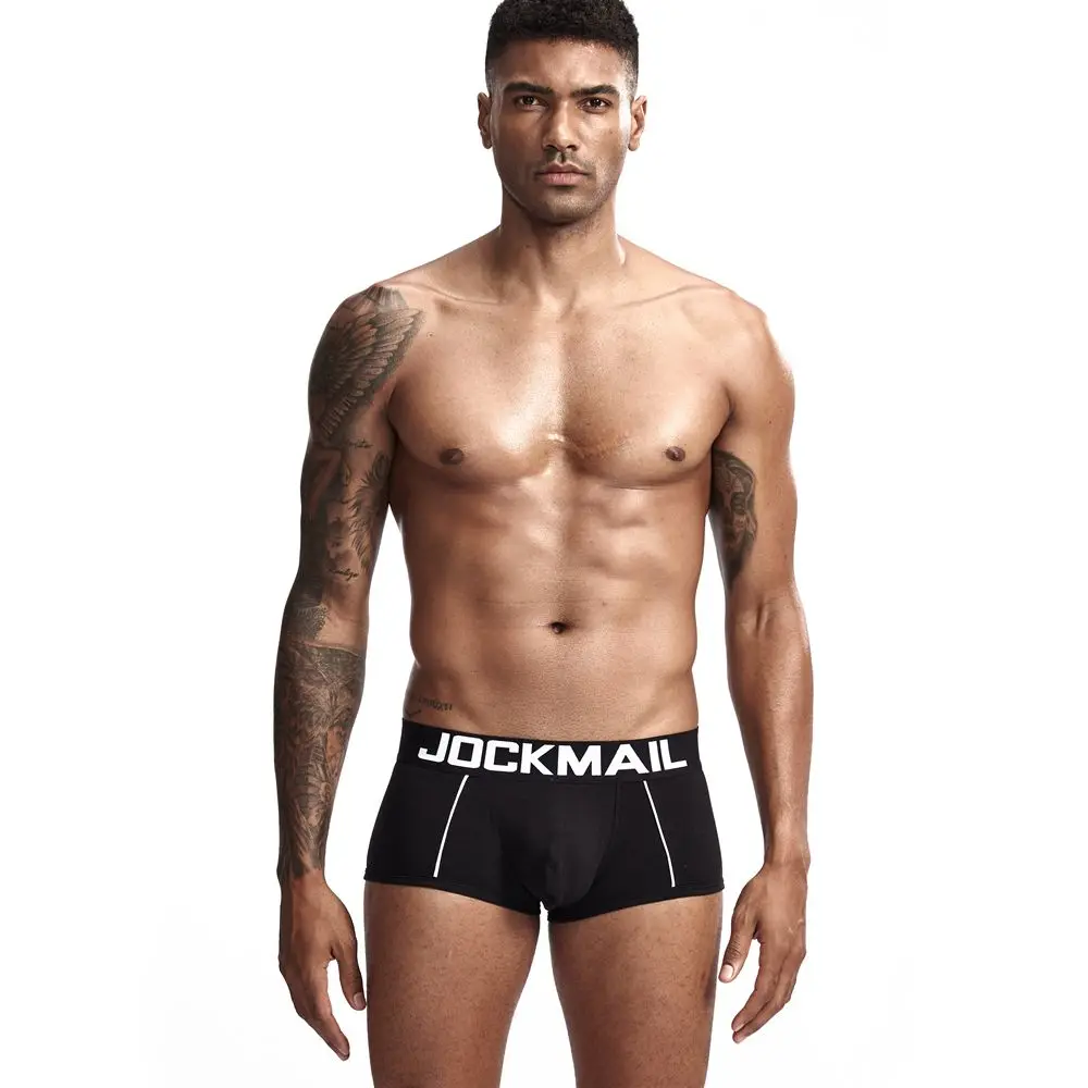 JOCKMAIL, Мужская одежда,, боксеры, шорты, мужские боксеры, мужское нижнее белье, хлопок, дышащие, сексуальные, cueca, боксеры, ropa interior hombre slip