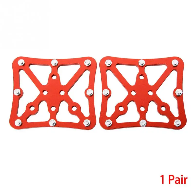 1 Pair Bike Adapter Pedals Platforms Mountain Bicycle Clip Aluminium Alloy Pedals Easily Clip-in Cycling Accessories#63