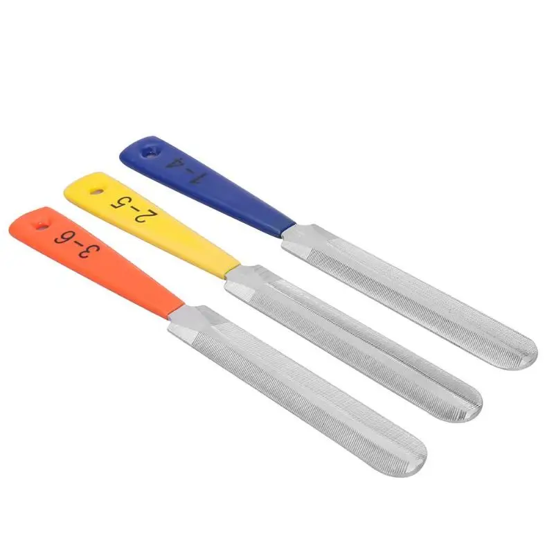 3 шт./компл. напильники для гитарных гаек шлифовальный слот Лада набор