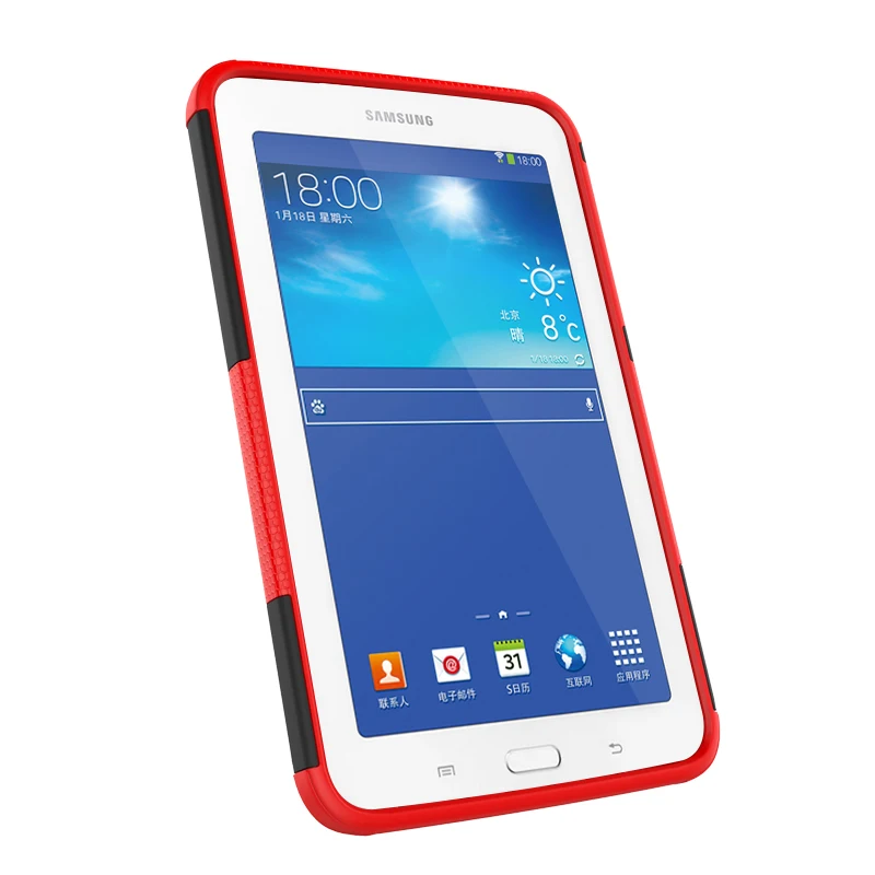 Чехол для Tab 3 Lite Φ гибридная броня прочный двухслойный чехол Samsung Galaxy 7 0 дюйма T110