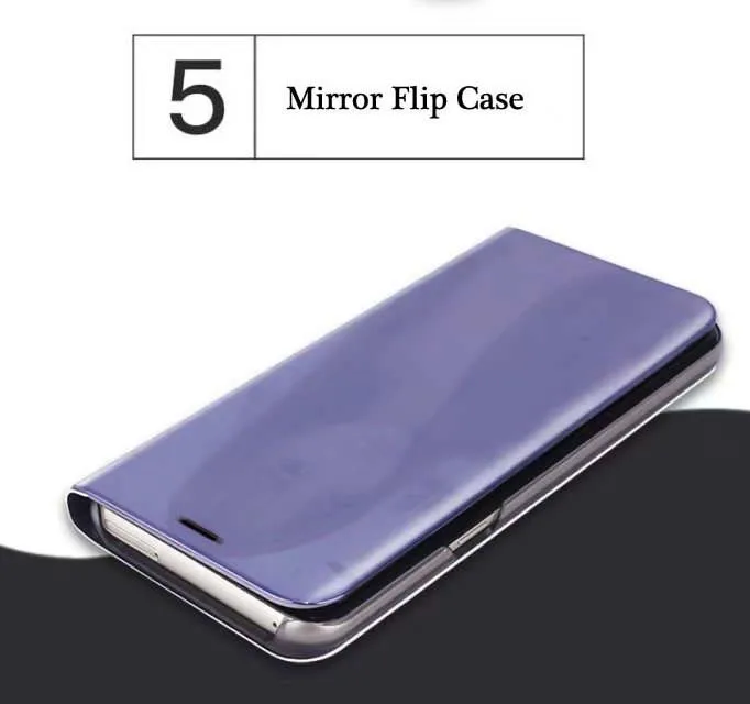 Чехол S10 Plus S10e роскошный зеркальный флип-чехол для samsung S8 S9 Plus прозрачный умный чехол для Galaxy S6 S7 edge