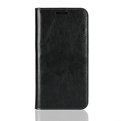 Black Роскошный деловой Чехол-книжка из натуральной кожи для Xiaomi Redmi Note 3 4X5 6 7 Pro Plus, чехол-книжка Redmi S2 5A Prime - Цвет: Black