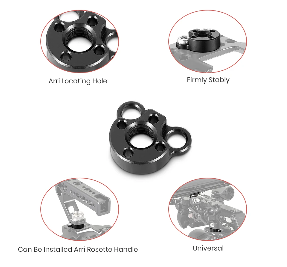 SmallRig пластина с мини Arri установочного отверстия для установки SmallRig Камера монитор клетки тарелки-2171