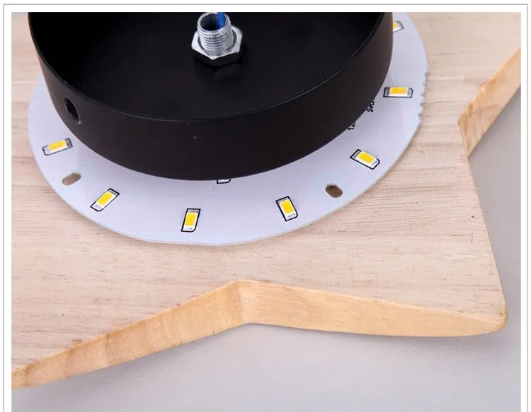 ASCELINA настенный светильник светодиодный из цельного дерева матовое стекло