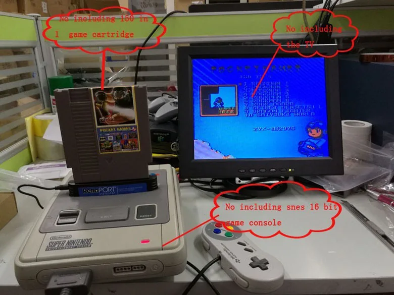 Для Retroport для N E S NES картридж конвертер адаптер 16 бит игровых консолей|Запасные