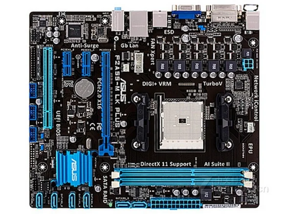 Оригинальная материнская плата для ASUS F2A55-M LK PLUS DDR3 Socket FM2 USB2.0 VGA DVI 16GB A55 настольная материнская плата