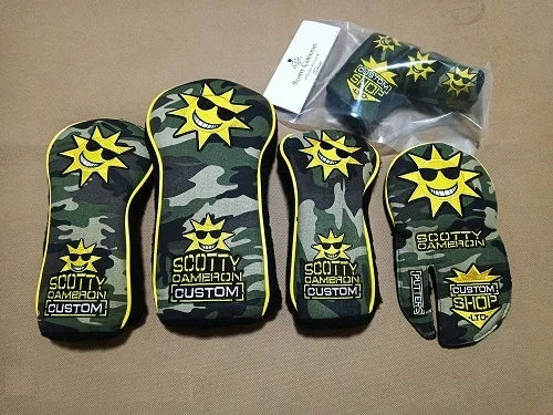 Гибридные Чехлы для головы Golf UT из искусственной кожи, 2 цвета, чехол для водителя - Цвет: Sun