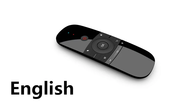 W1 English Беспроводная мышь Air mouse W1 с клавиатурой 2,4G Fly Air mouse Rechargeble Mini W1 пульт дистанционного управления для Android Tv Box/Mini Pc/Tv - Цвет: W1 English