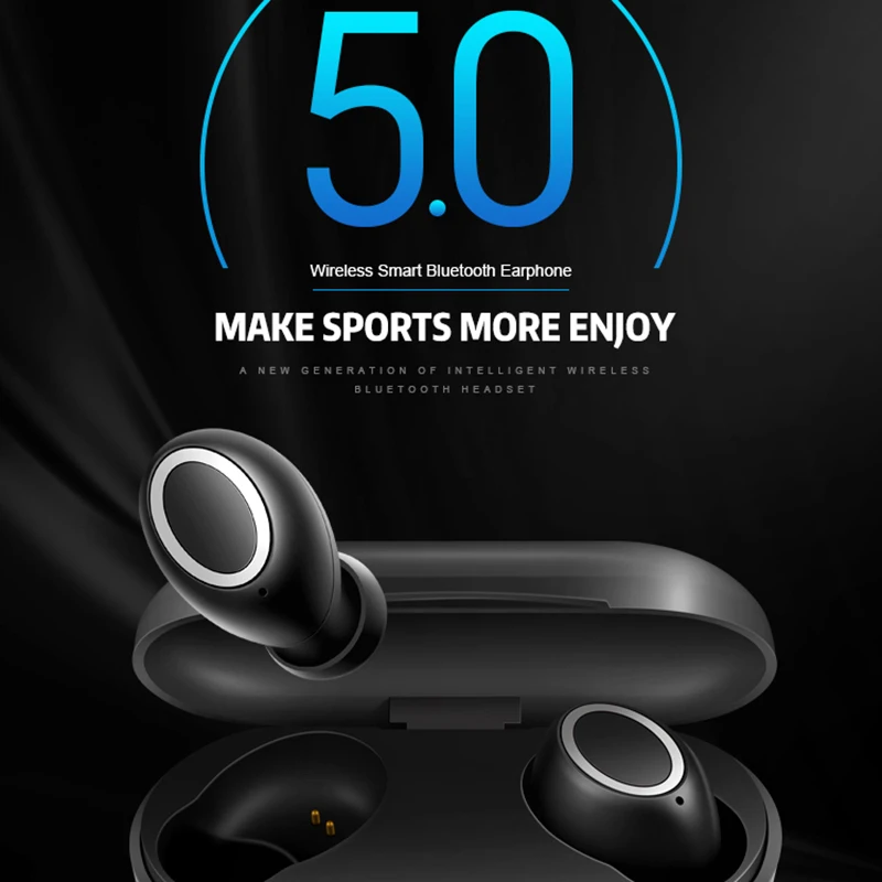 TWS bluetooth 5 0 вкладыши беспроводные наушники Водонепроницаемая гарнитура с