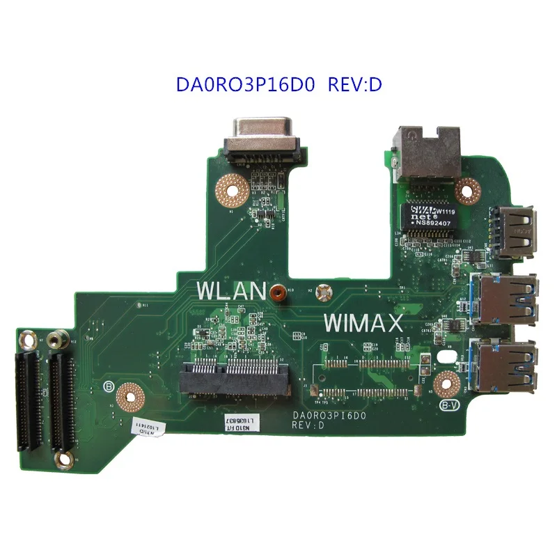 Оригинальная WLAN плата для Dell N7110 USB VGA LAN DA0RO3PI6D0 DA0RO3PI6D1|usb vga|vga lanlan vga |