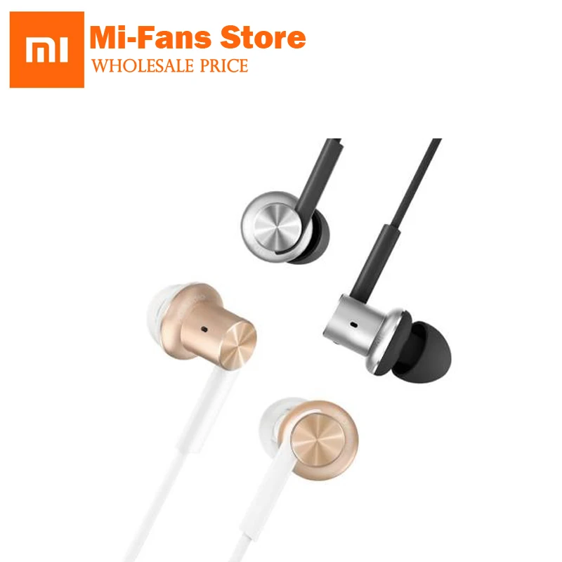 Оригинальные гибридные наушники Xiaomi 2 шт. Hi Fi Mi 1more Piston 4 с микрофоном Круглые