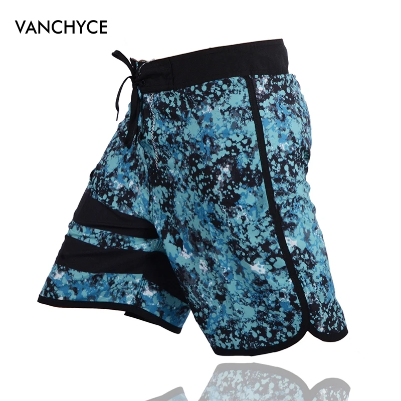 

VANCHYCE Summer Swimwear Men Shorts Men Board Shorts Brand Beach Shorts Men Bermuda Short Quick Dry Silver Mens Boardshorts