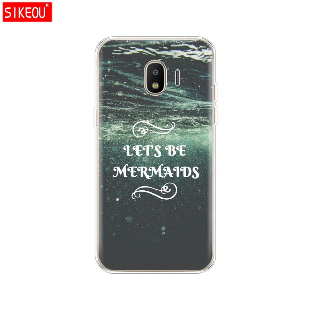Силиконовый чехол для телефона Samsung Galaxy J3 J5 J7 2017 J330 J530 J730 PRO j2 2018 с русалочкой |