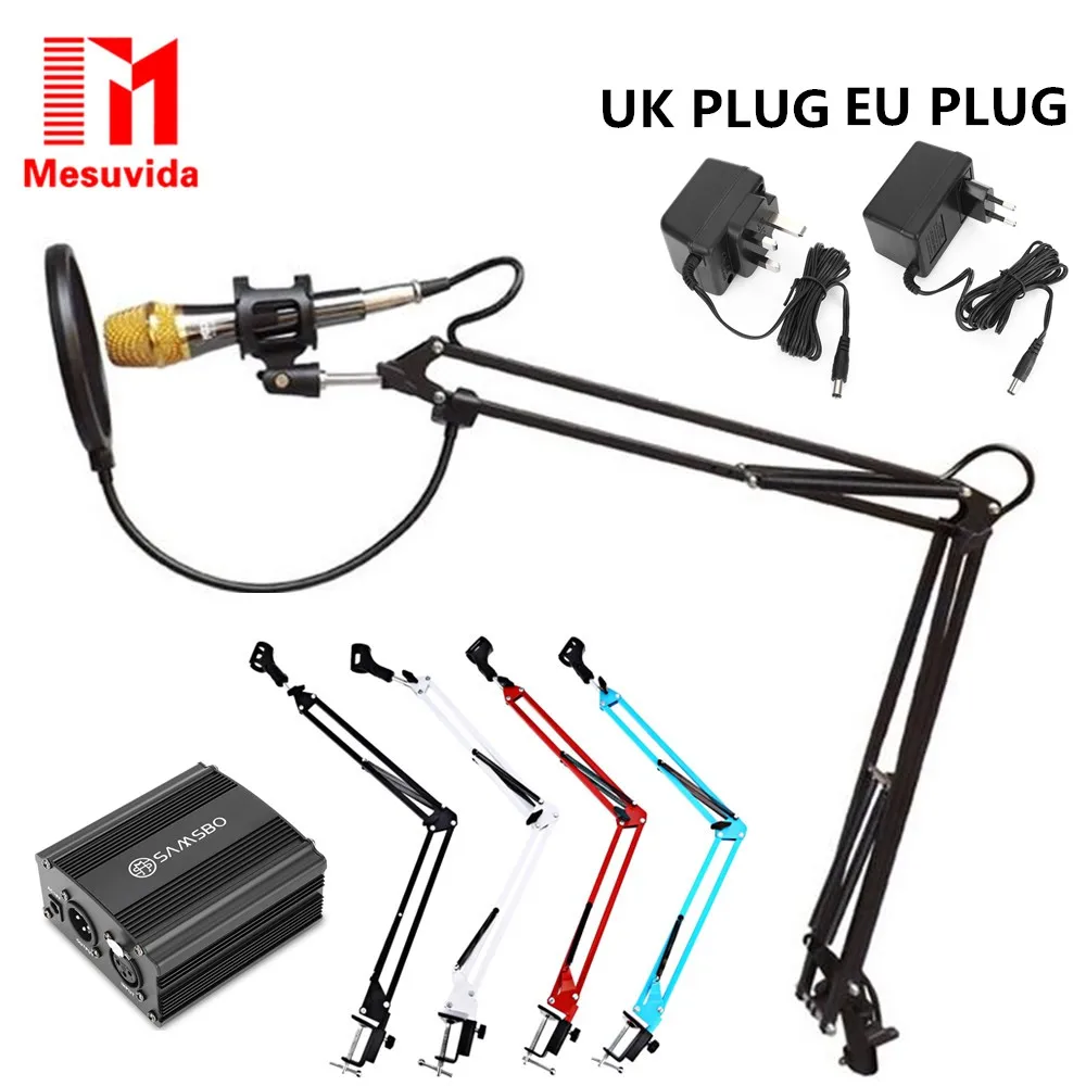 Original NB 35 Extendable Recording Microphone Metal Suspension Boom Scissor Arm Stand Holder For Mounting On PC Laptop Notebook|pop filter|arm
