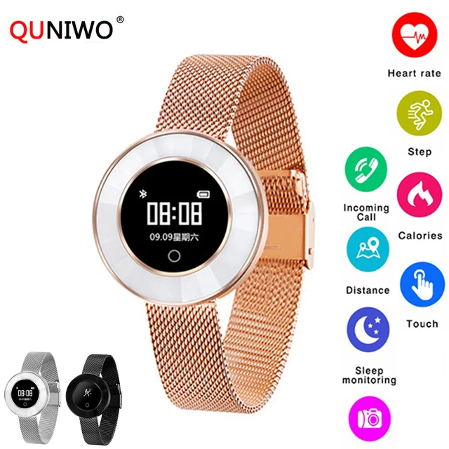 Сердечного ритма спортивные smart watch женщин кровяное давление bluetooth 4 0 smartwatch relogio