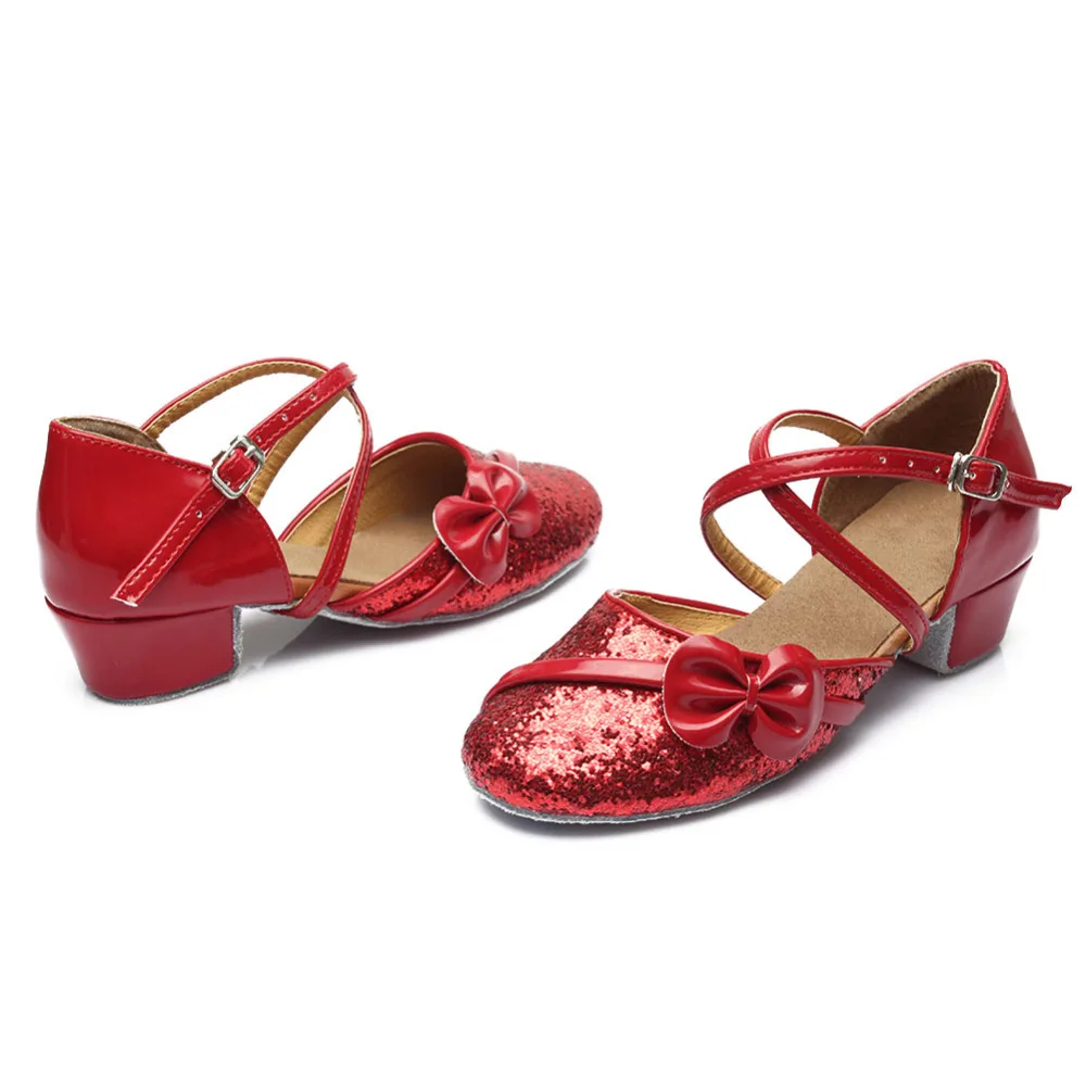 Детские туфли для бальных танцев девочек высококачественные латиноамериканских