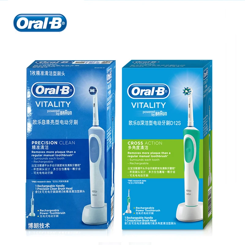 Электрическая зубная щетка Oral B Vitality аккумуляторная электрическая серии 2D с