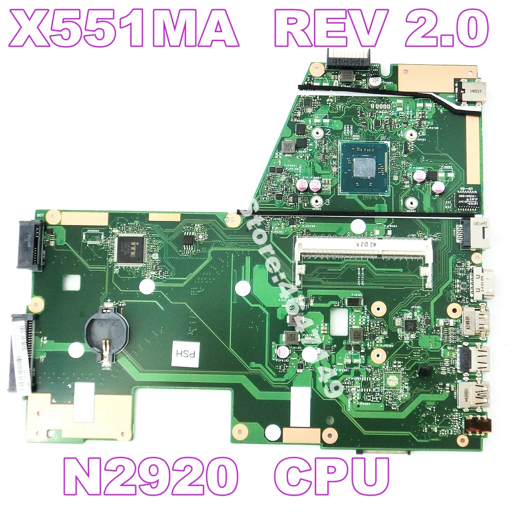 X551MA N2920 Процессор материнская плата REV 2 0 для ASUS D550M D550MA F551M X551M R512MA Материнская