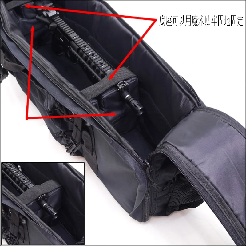 Abay M249 страйкбольная тактическая сумка для оружия 100 см сумка для переноски Военная уличная стрельба охотничий двойной защитный чехол для винтовки рюкзак