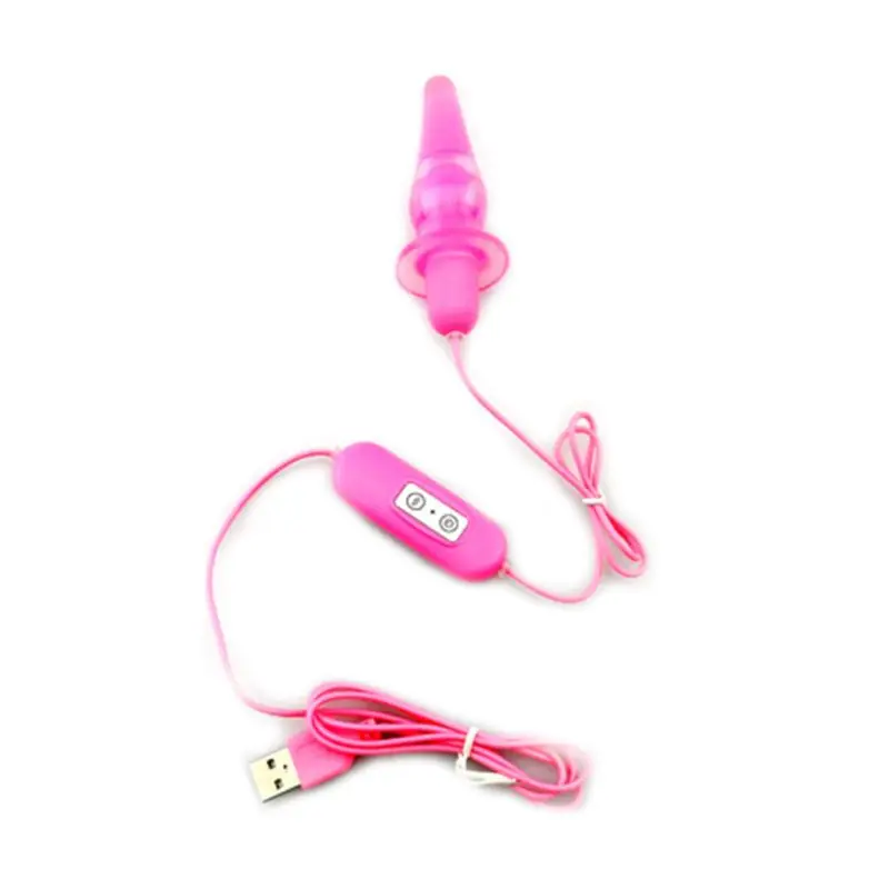 Анальная пробка с USB вибратор для массажа точки G стимуляция взрослых