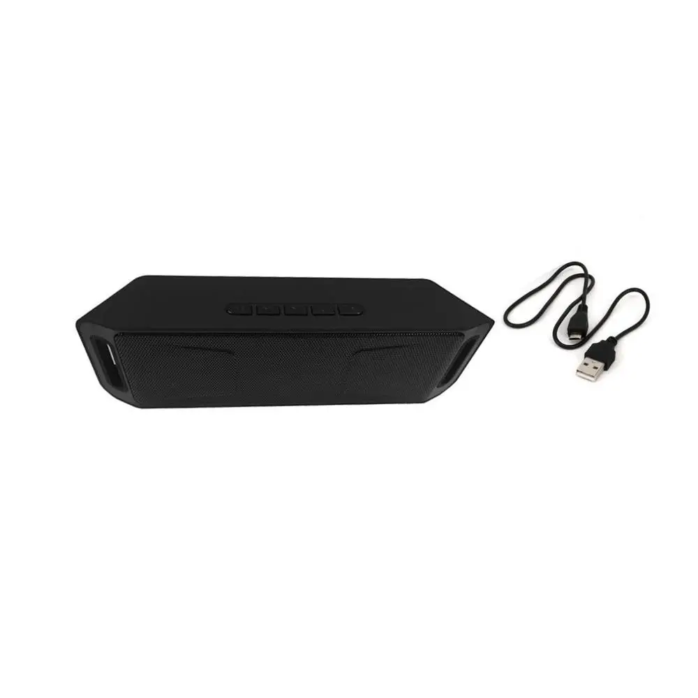 black Громкий динамик портативный динамик Bluetooth 4,0 Саундбар стерео динамик s 3D объемный TF динамик звуковая панель для ноутбука caixa de som - Цвет: black