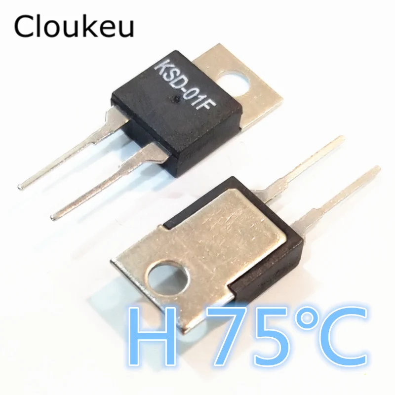 KSD 01F JUC 31F H75C до 220 реле температуры термоконтроль нормально открытый 75