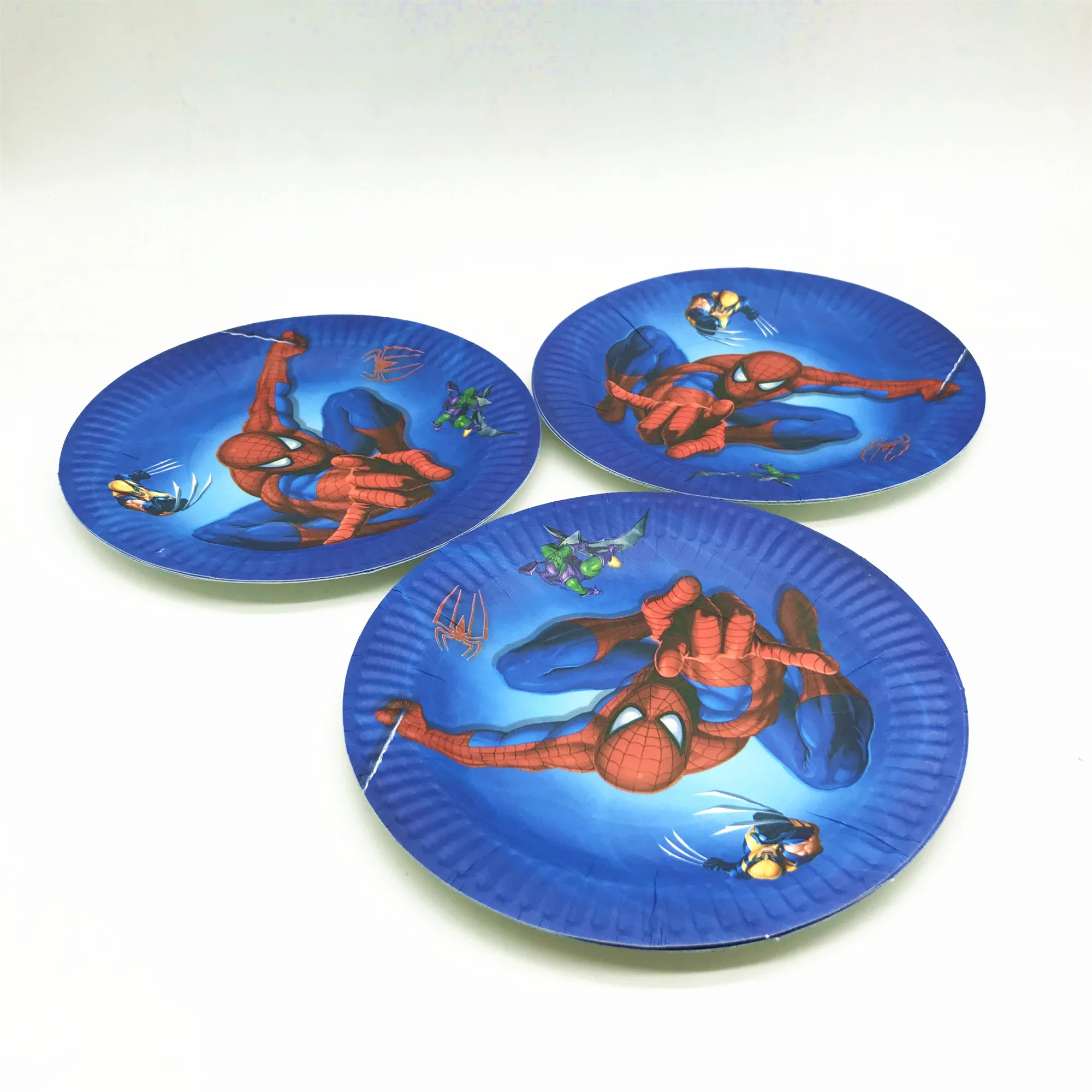 60Pcs Spiderman Theme Kids Boy Birthday Party Tableware Cups Plates Napkins Baby Shower Decoration For Family Supplies | Дом и сад