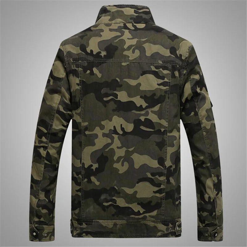 Камуфляжная военная одежда осень зима американский военный стиль стоячий