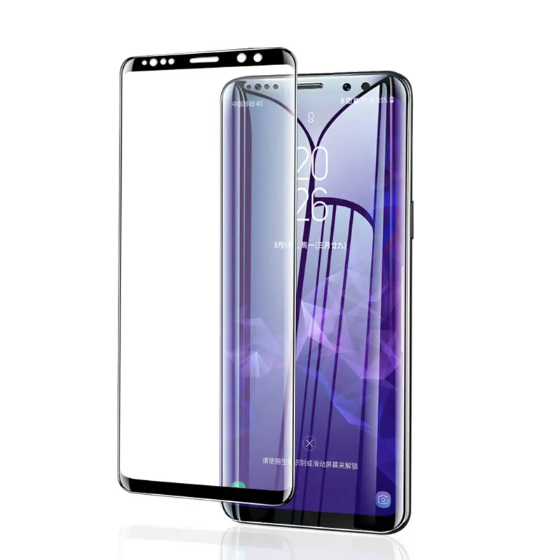 Защитное стекло для Samsung Galaxy Note 10 Pro 9 8 Защита экрана изогнутое закаленное на S9 S8 S7