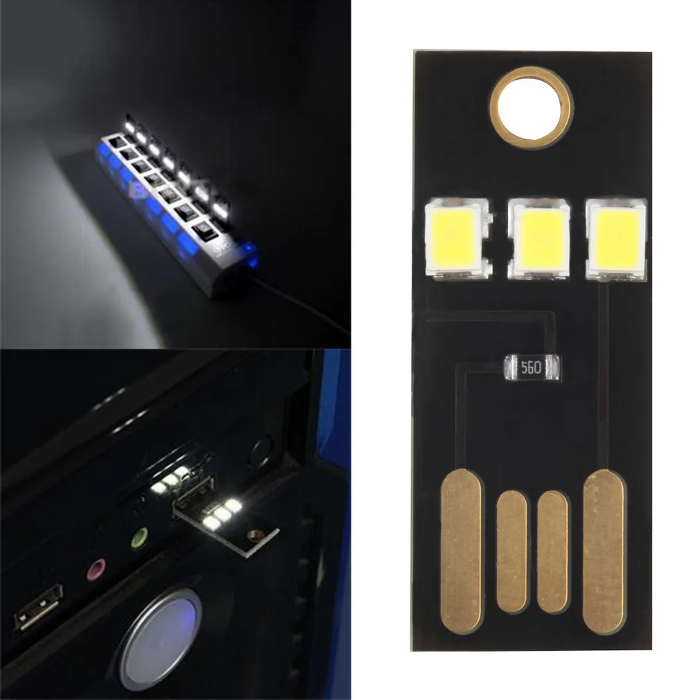Notebook Reading Light LED USB Lava Computer Lamp Power Bank Book Night Novelty Bulb Finger Touch Adjust Brightness | Лампы и