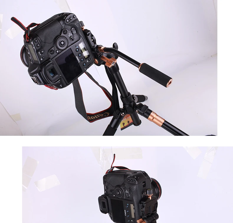 QZSD Q08S штатив для камеры gimbal гидравлический демпфирующий трехмерная ручка PTZ фото камера PTZ