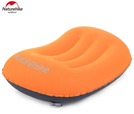Naturehike портативный надувной Подушка спальное снаряжение дорожная подушка Aeros надувная подушка мягкая для шеи защитная - Цвет: Оранжевый