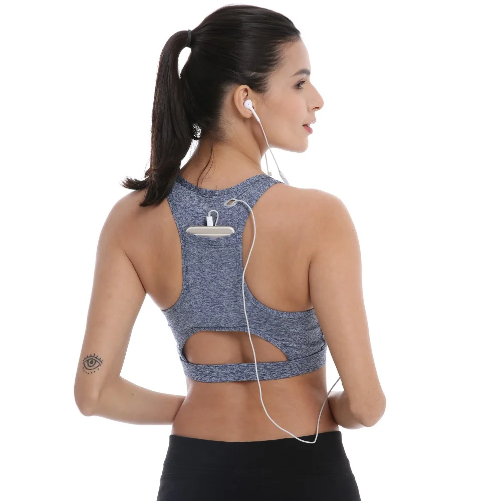 Женский компрессионный спортивный сексуальный бюстгальтер для женщин с