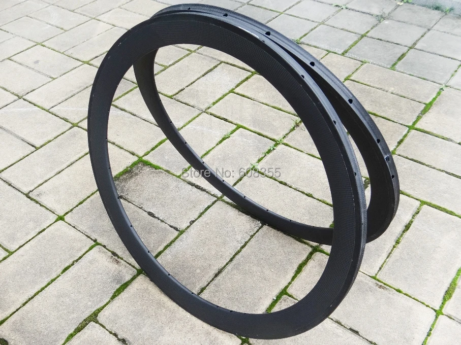 FLX-RIM-T05: углеродный матовый велосипедный дорожный велосипед 700c трубчатый обод