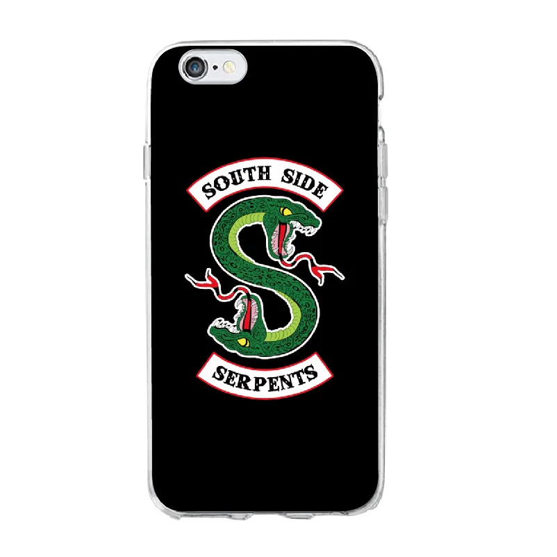 For iPhone 12 Mini 11 Pro 7 7Plus 6 6S 8 8Plus X XS Max TV Riverdale Jughead Jones Southside Serpents Soft TPU Phone Case Cover | Мобильные