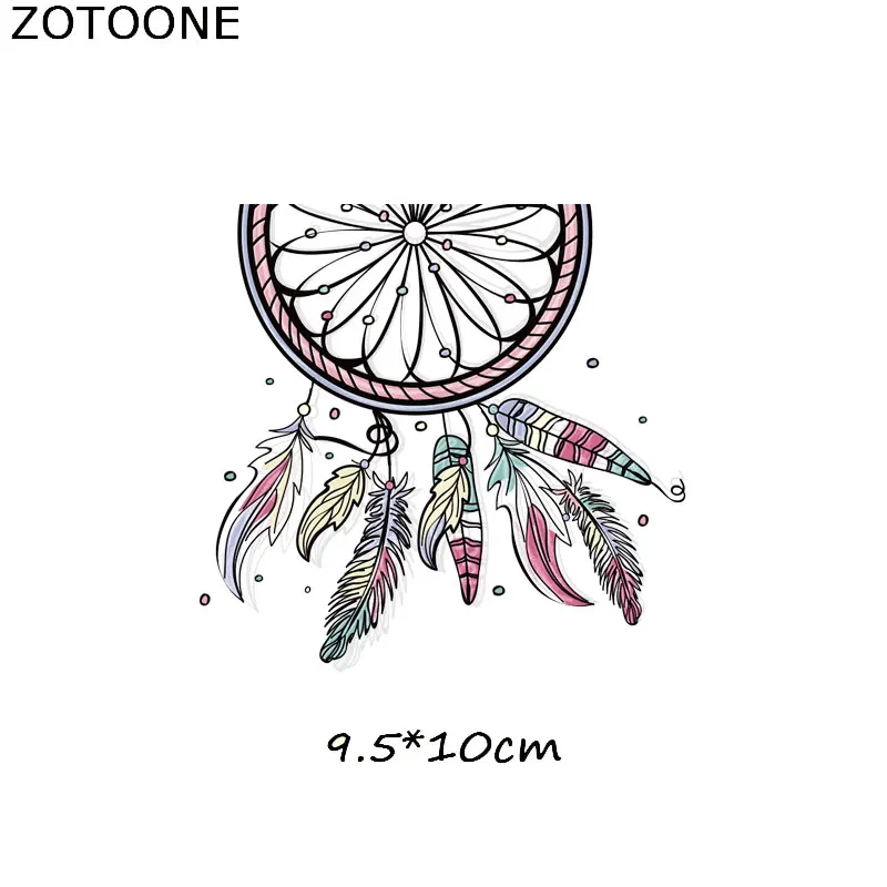 120 ZOTOONE милые Ловцы снов утюжок на передачу патч для одежды тепло на тепловых пластырей плавкие Наклейки Аппликации на одежду E - Цвет: 120