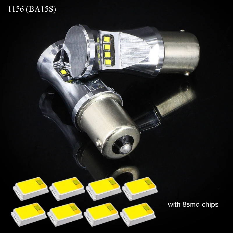 2 шт. светодиодные лампы для дневных ходовых огней 1156 P21w BA15S|seat led lights|drl seatled seat |