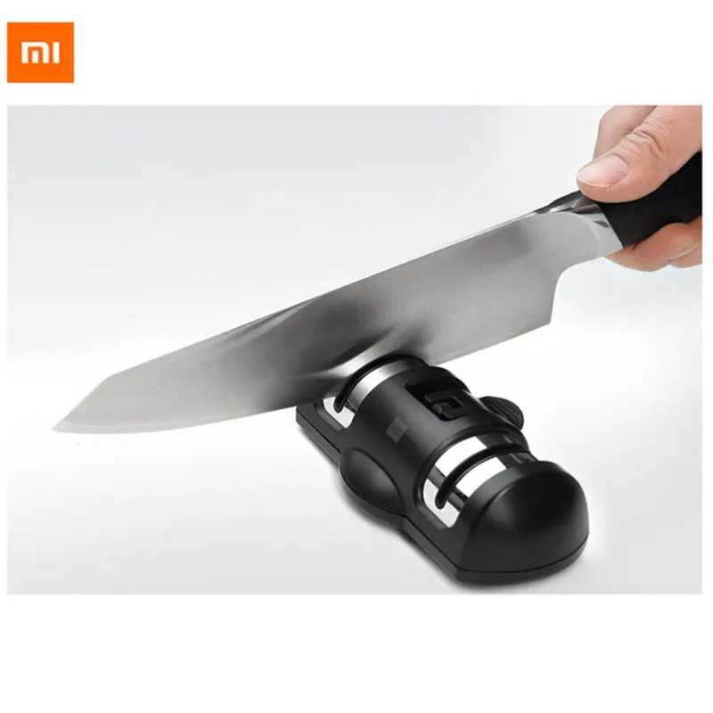 С коробкой Xiaomi Mijia Huohou точильный брус для ножей с 2-ой платформой, Кухня точильный камень шлифовальный станок ножи инструмент для Кухня knifves