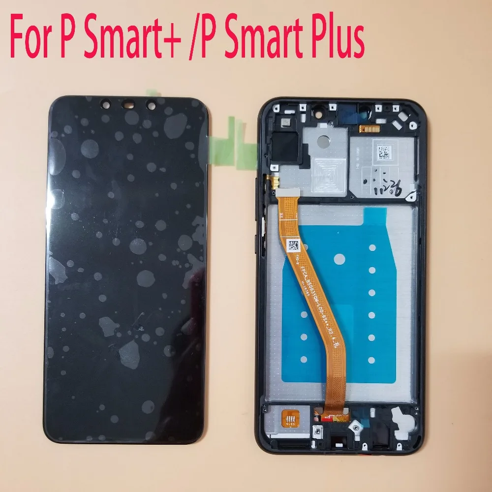 ЖК дисплей с рамкой 6 3 ''для huawei P Smart +/P Plus INE LX1 L21 сенсорный экран дигитайзер