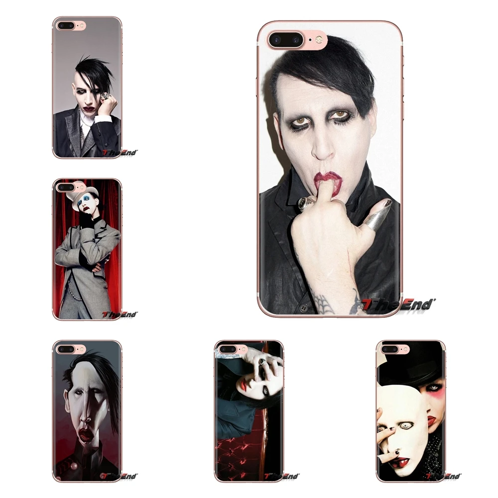 Мягкий чехол для Xiaomi Mi3 Samsung A10 A30 A40 A50 A60 A70 Galaxy S2 Note 2 Grand Core Prime Brian Hugh Warner Marilyn Manson |