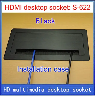 Двойная настольная аудиорозетка/HD HDMI USB интерфейс информационный выход/офисный