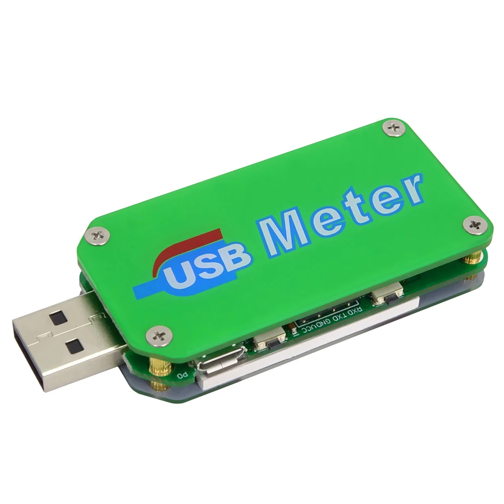 UM24C USB 2 0 цветной ЖК дисплей тестер измеритель напряжения тока Вольтметр